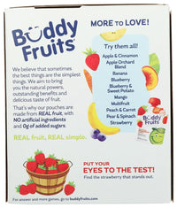 Buddy Fruits: Strawberry And Apple 4 Pouches Blended Fruits, 12.8 Oz