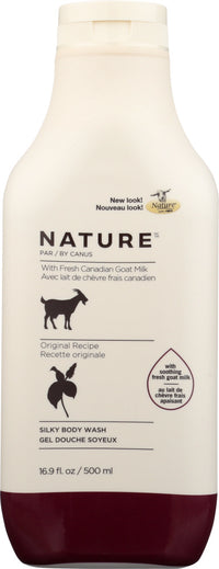 Canus: Nature Silky Body Wash Original Recipe, 16.9 Oz