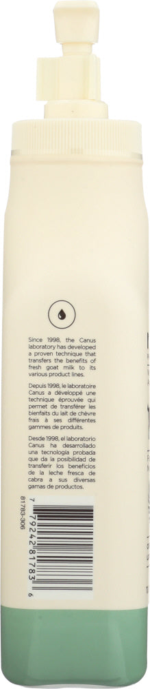 Canus: Nature Creamy Body Lotion Fragrance Free, 11.8 Oz