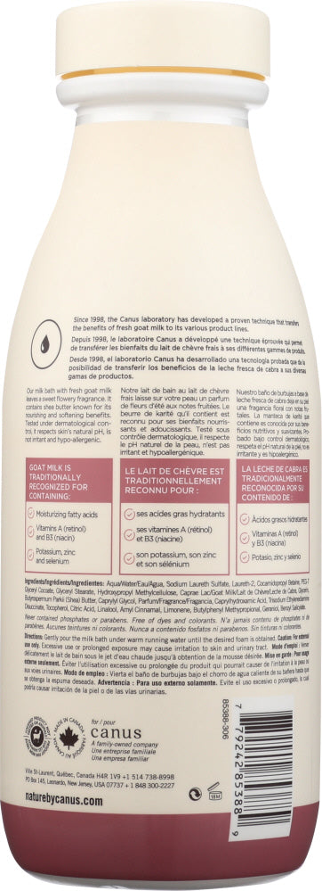 Canus: Nature Shea Butter Foaming Milk Bath, 27.1 Oz