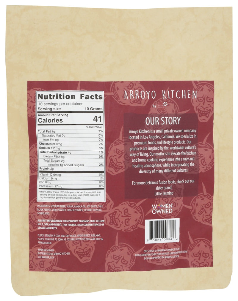 Arroyo Kitchen: Jerky Plnt Bsd Red Chili, 3.5 Oz