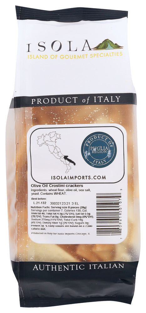 Isola: Olive Oil Crostini, 200 Gm