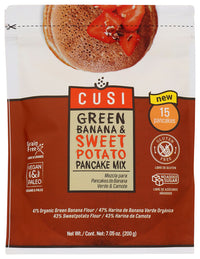 Cusi World: Green Banana Sweet Potato Pancake Mix, 7.05 Oz