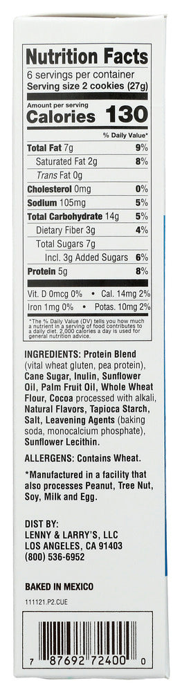 Lenny & Larrys: Chocolate Complete Cremes Cookies, 5.71 Oz