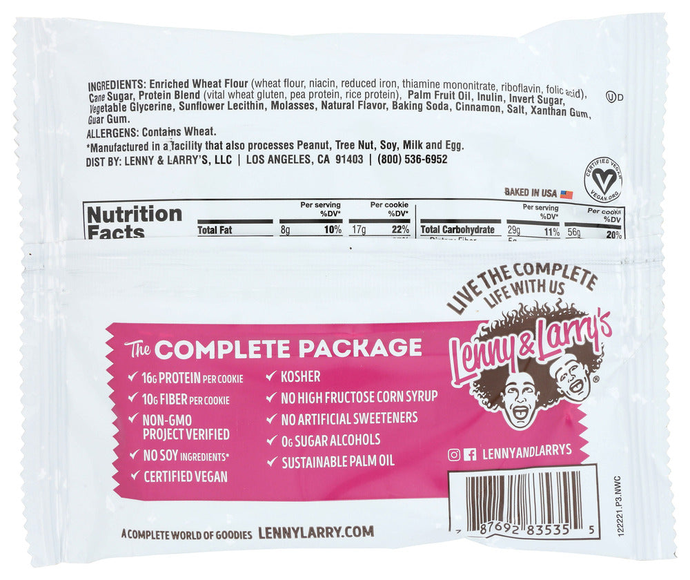 Lenny & Larrys: The Complete Cookie Snickerdoodle, 4 Oz