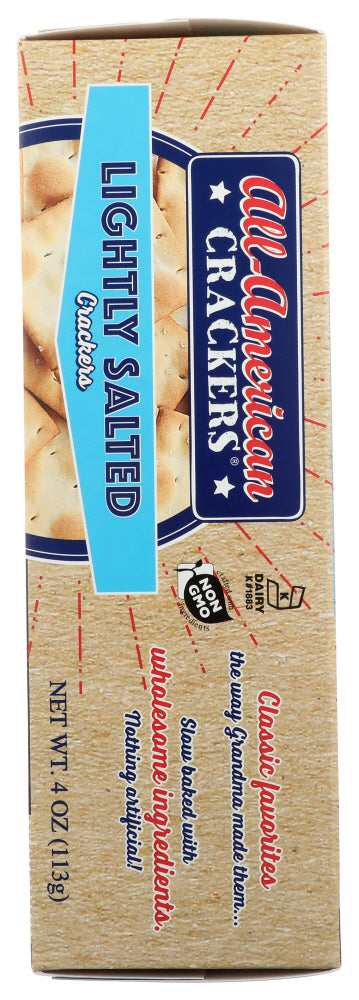 All American: Lightly Salted Crackers, 4 Oz