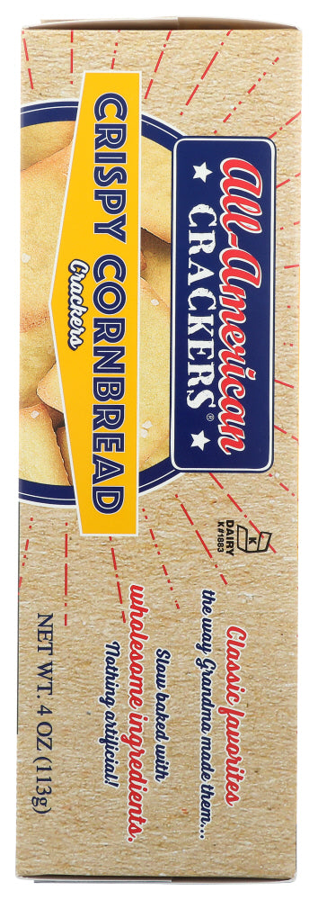 All American: Crispy Cornbread Crackers, 4 Oz