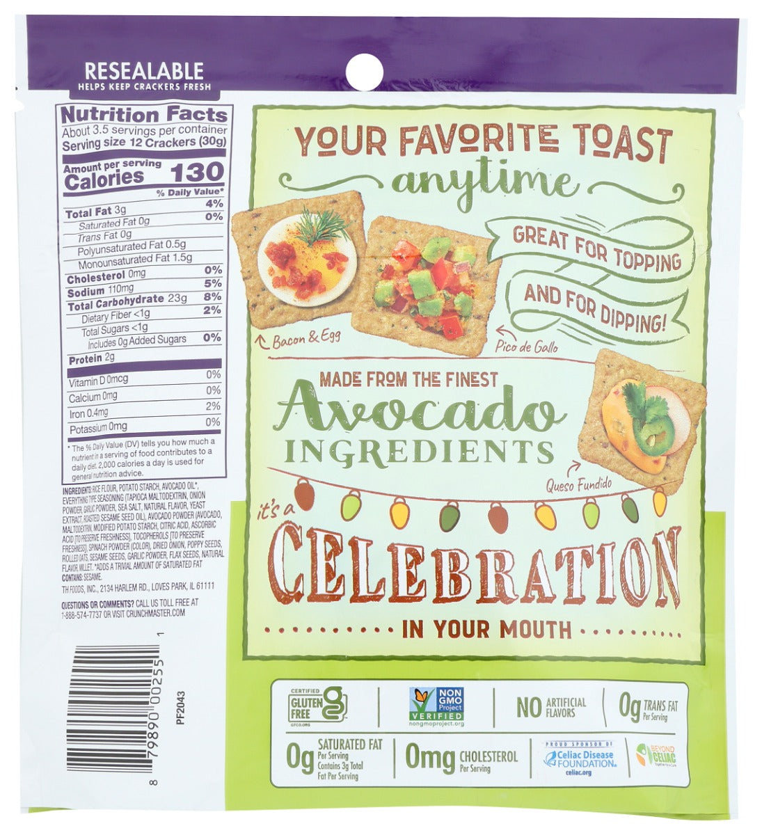 Crunchmaster: Ultimate Everything Avocado Toast, 3.54 Oz