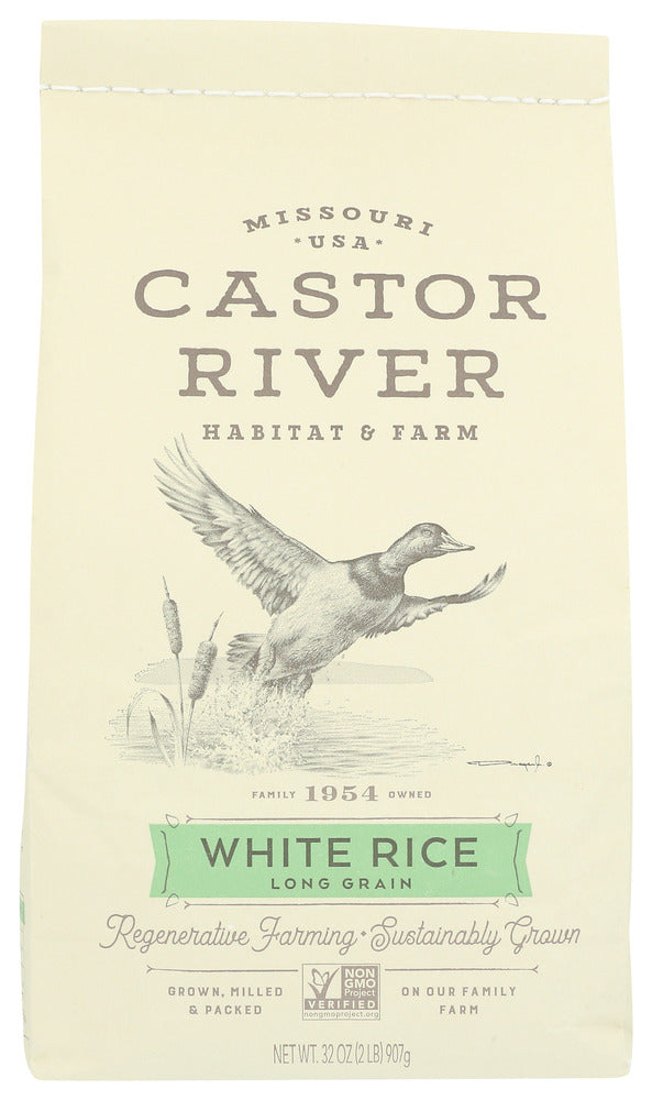 Castor River Farms: Long Grain White Rice, 32 Oz