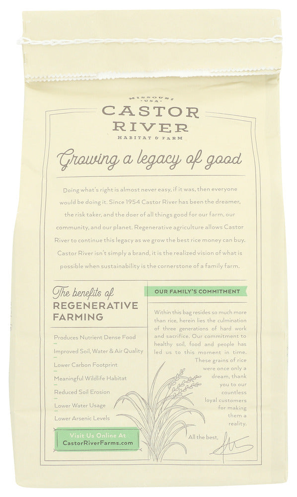 Castor River Farms: Long Grain White Rice, 32 Oz