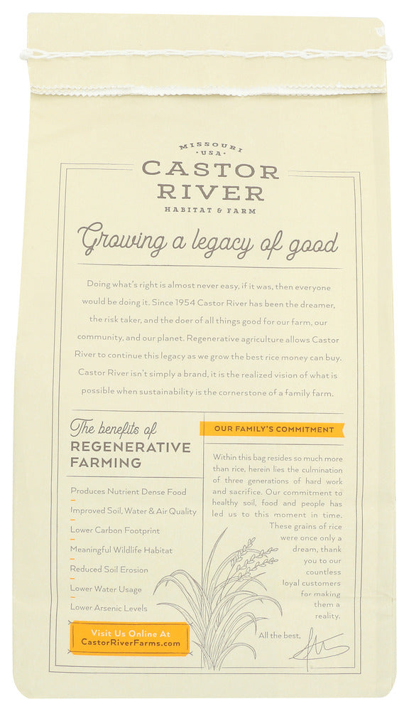 Castor River Farms: Long Grain Brown Rice, 32 Oz