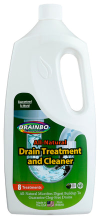 Drainbo: Household Drain Treatment And Cleaner, 32 Oz