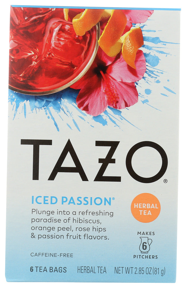 Tazo: Iced Passion Tea, 6 Ea