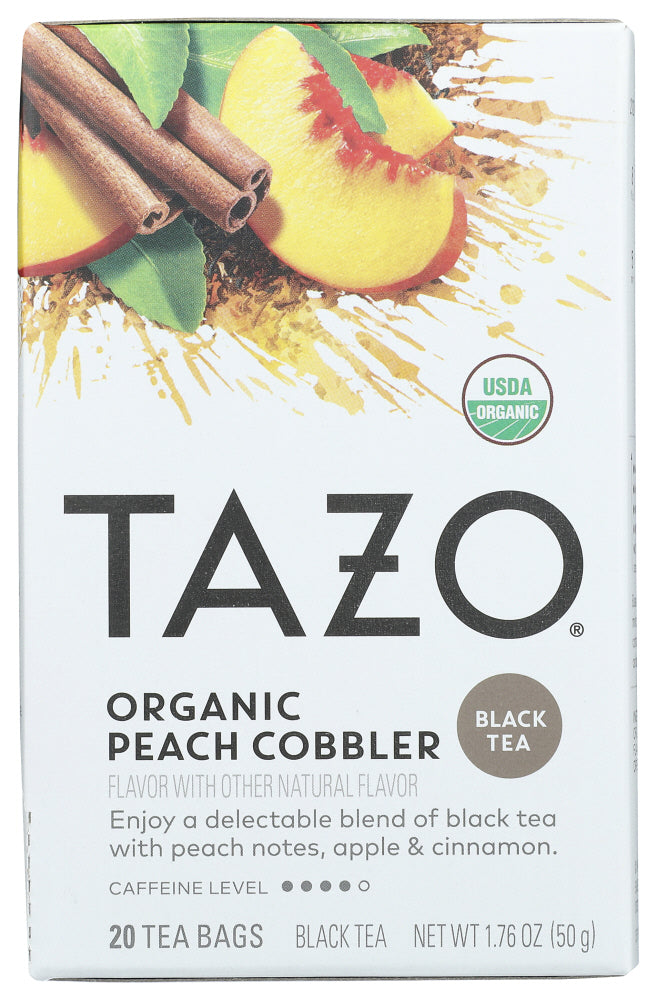 Tazo: Organic Peach Cobbler Tea, 20 Ea