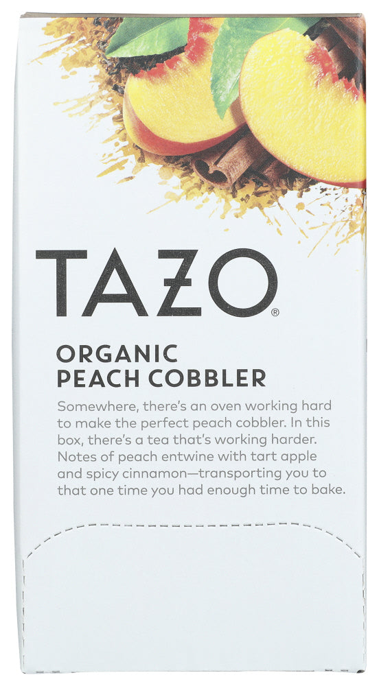 Tazo: Organic Peach Cobbler Tea, 20 Ea