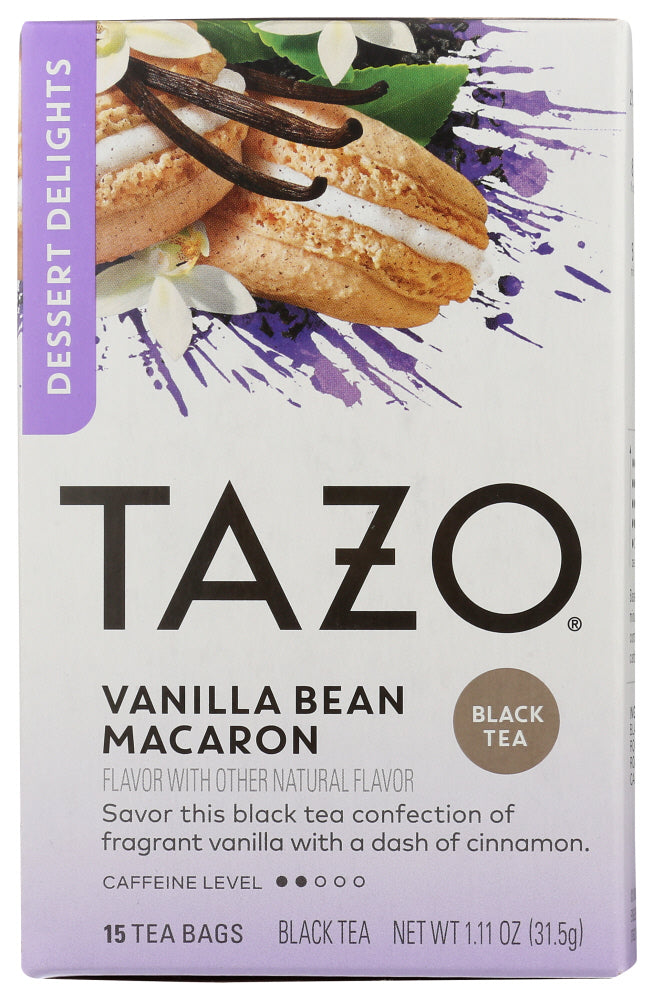 Tazo: Vanilla Bean Macaron Black Tea, 15 Ea