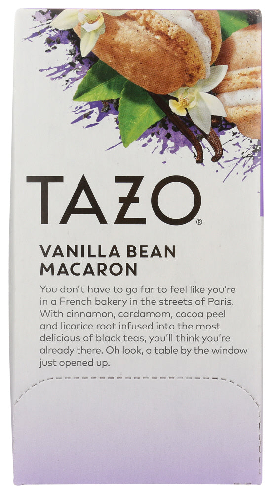 Tazo: Vanilla Bean Macaron Black Tea, 15 Ea