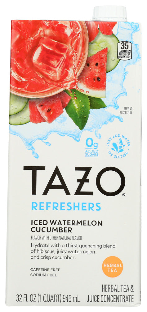 Tazo: Watermelon Cucumber Iced Tea, 32 Oz