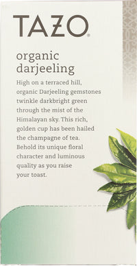 Tazo: Organic Darjeeling Tea, 20 Bg