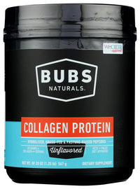 Bubs Naturals: Collagen Protein Unflavored Powder, 20 Oz