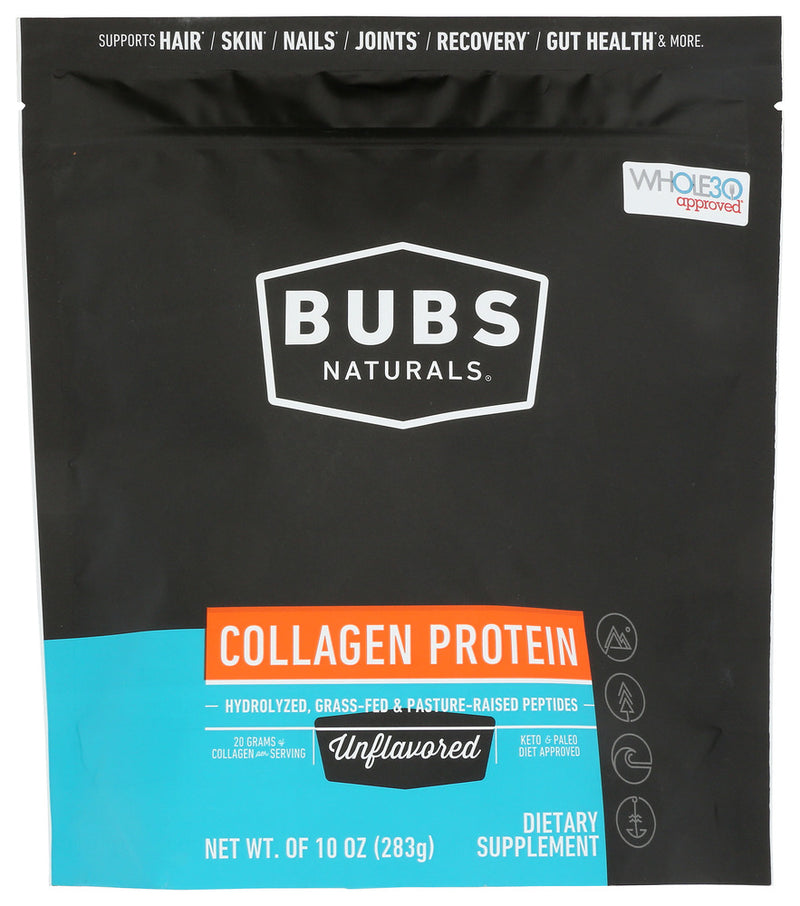 Bubs Naturals: Collagen Protein Unflavored Powder, 10 Oz