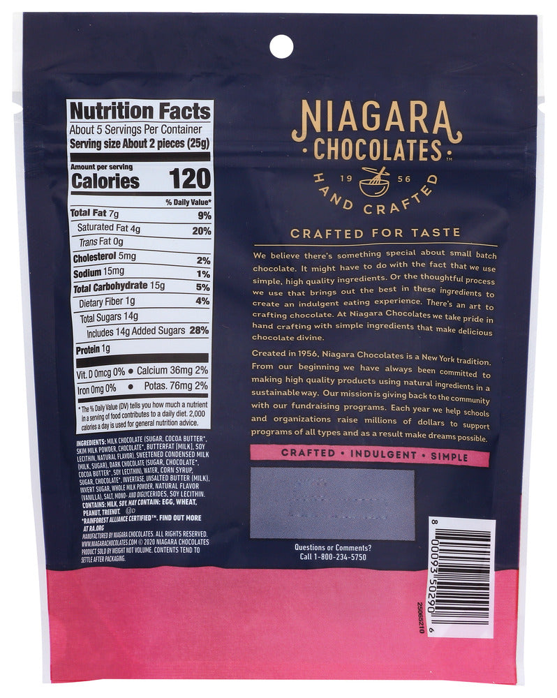 Niagara: Chocolate Lovers Cups Stand Up Bag, 4.5 Oz