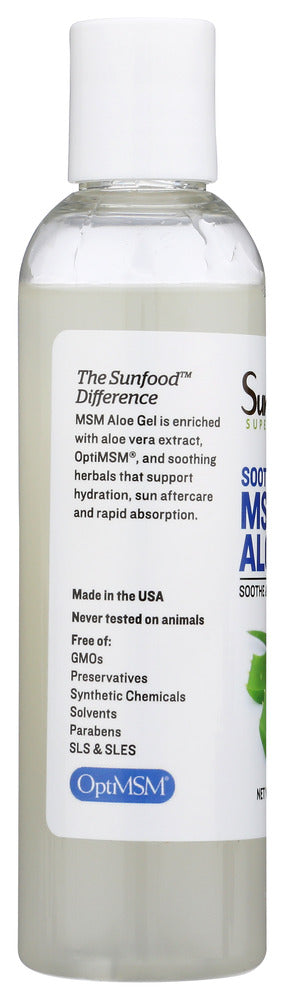 Sunfood Superfoods: Gel Aloe After Sun Care, 4 Fo