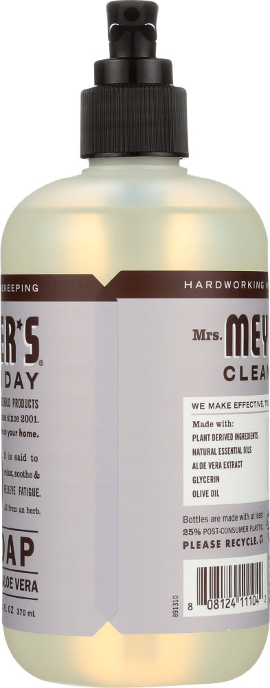 Mrs Meyers Clean Day: Liquid Hand Soap Lavender Scent, 12.5 Oz