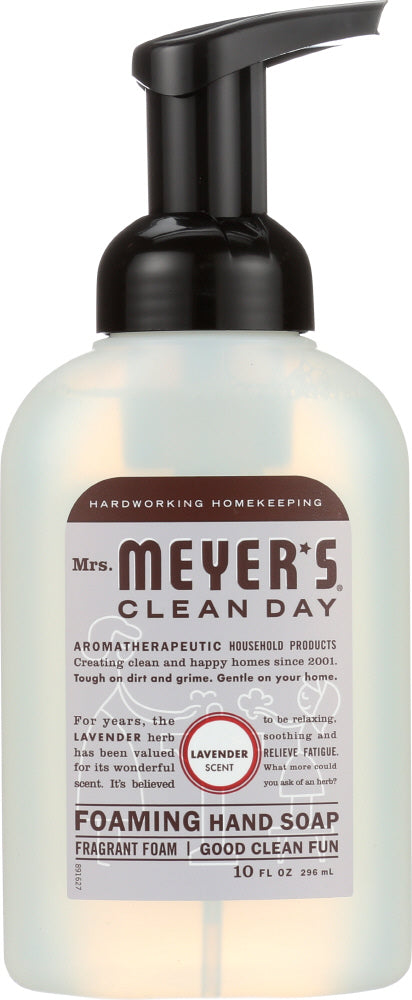 Mrs Meyers Clean Day: Soap Hand Foam Lavender, 10 Oz