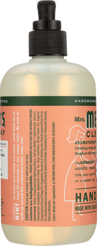 Mrs Meyers Clean Day: Liquid Hand Soap Geranium Scent, 12.5 Oz