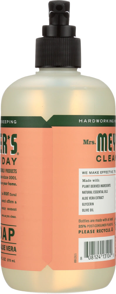 Mrs Meyers Clean Day: Liquid Hand Soap Geranium Scent, 12.5 Oz