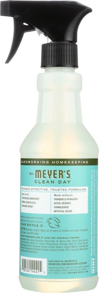 Mrs. Meyer's: Clean Day Multi-Surface Everyday Cleaner Basil Scent, 16 Oz