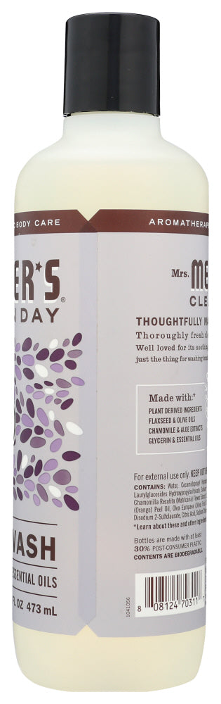 Mrs Meyers Clean Day: Wash Body Lavender, 16 Fo