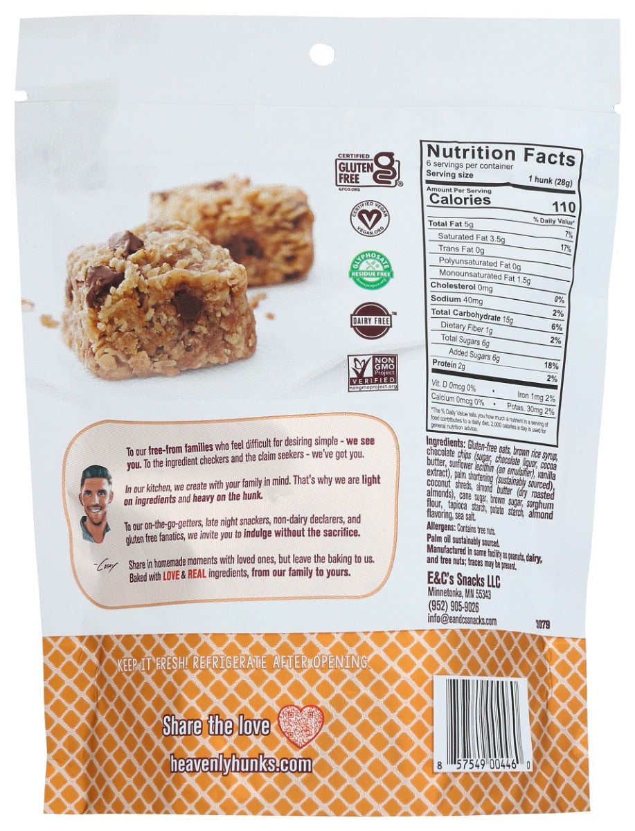 Heavenly Hunks: Cookies Almnd Bttr Chclt, 6 Oz