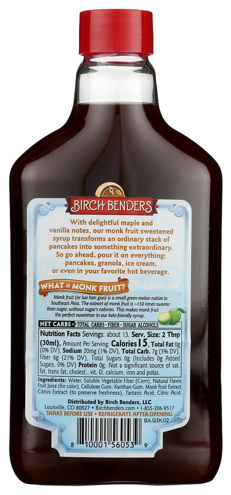 Birch Benders: Keto Syrup Maple Vanilla, 13 Fo