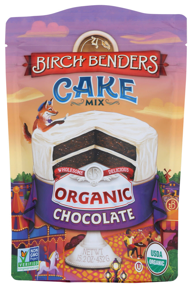 Birch Benders: Cake Chocolate Mix Org, 15.2 Oz