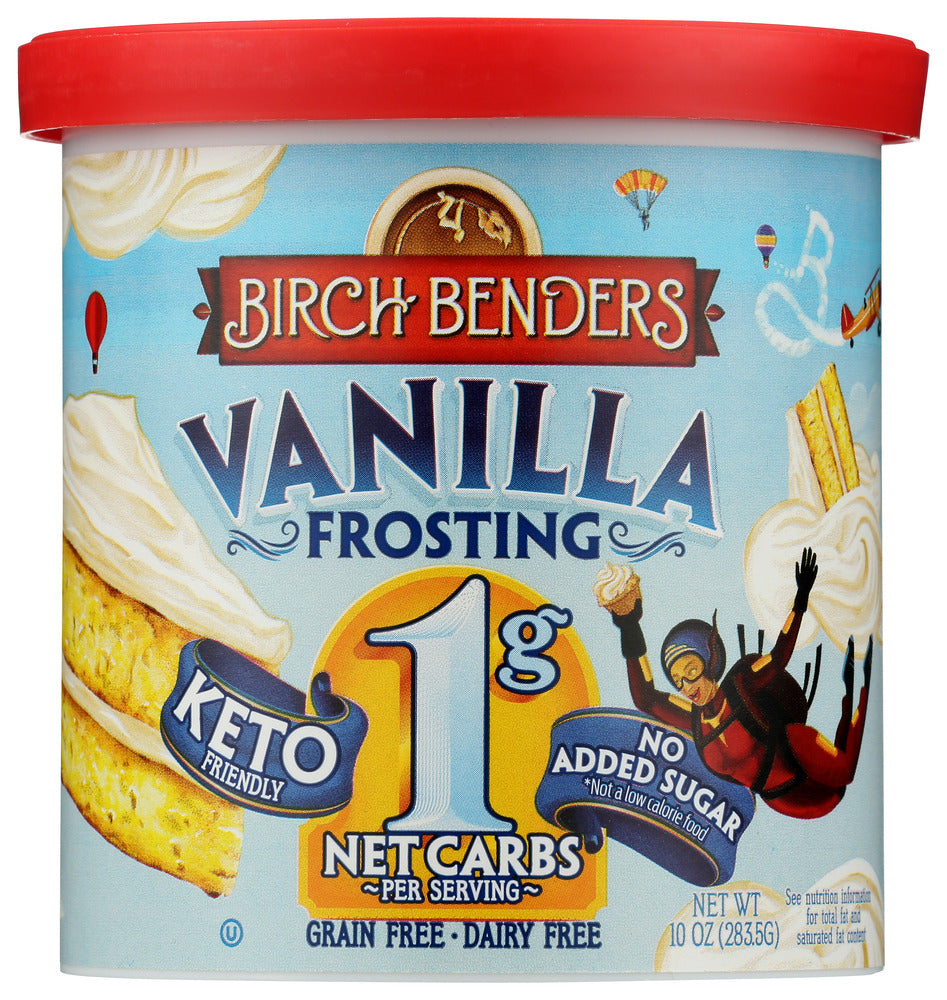 Birch Benders: Keto Vanilla Frosting, 10 Oz