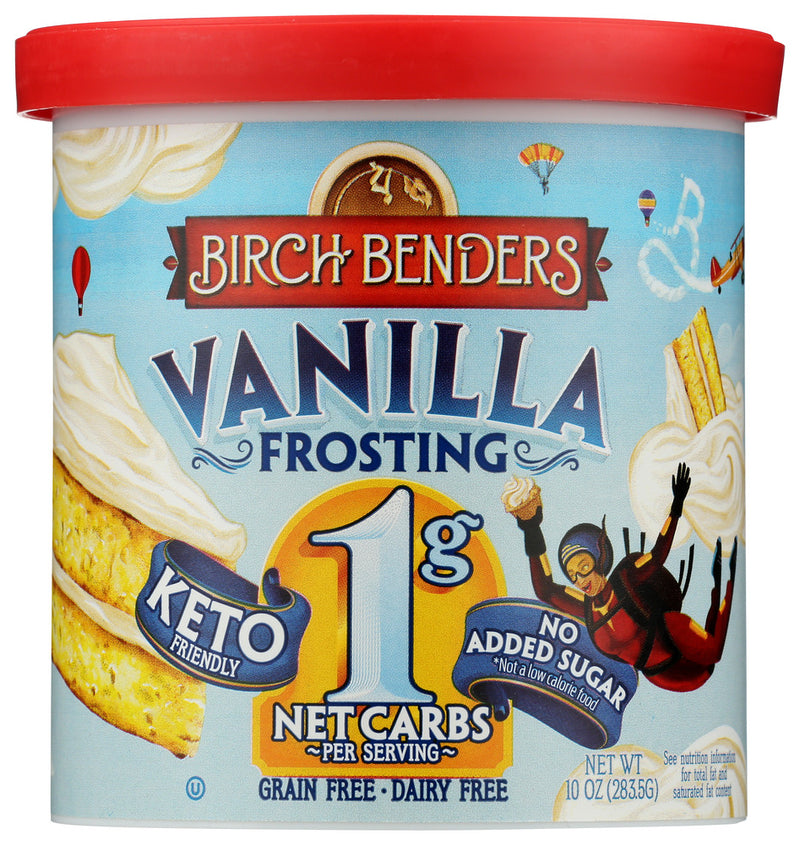 Birch Benders: Keto Vanilla Frosting, 10 Oz