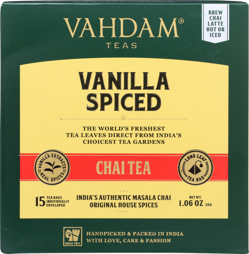 Vahdam Teas: Vanilla Spice Chai Tea, 1.06 Oz