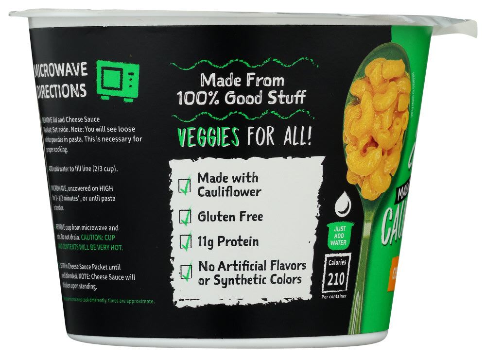 Veggiecraft Farms: Mac & Cheese Made With Cauliflower Cup, 2.05 Oz