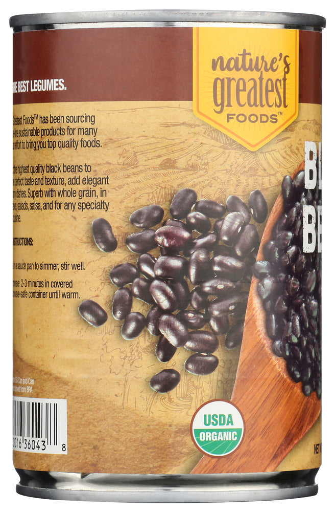 Natures Greatest Foods: Black Beans, 15 Oz