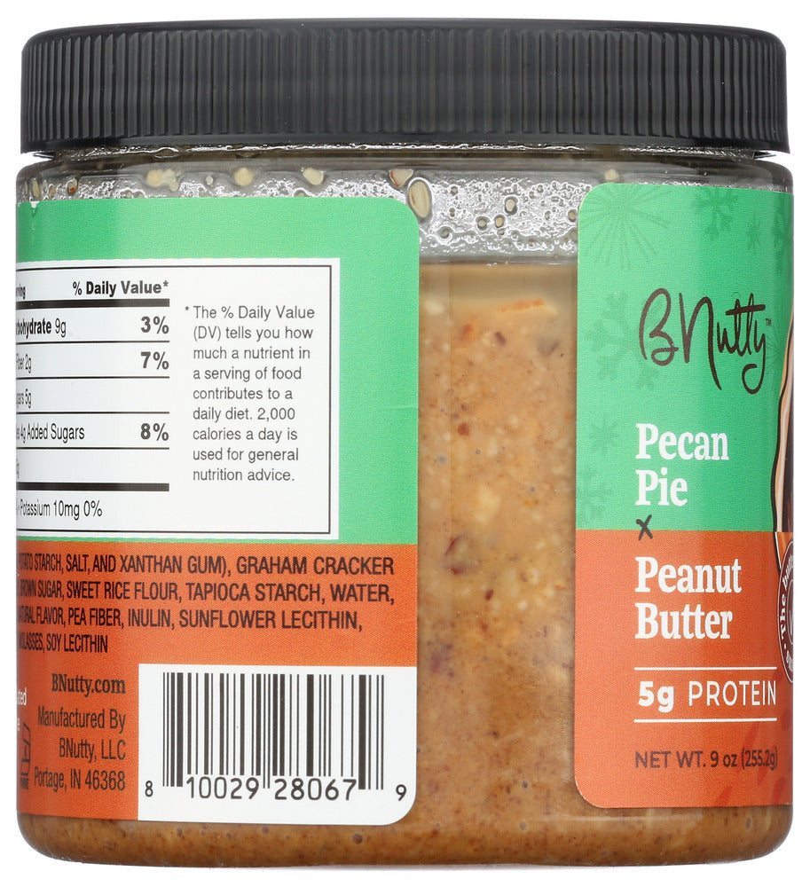 B Nutty: Peanut Butter Pecan Pie, 8 Oz