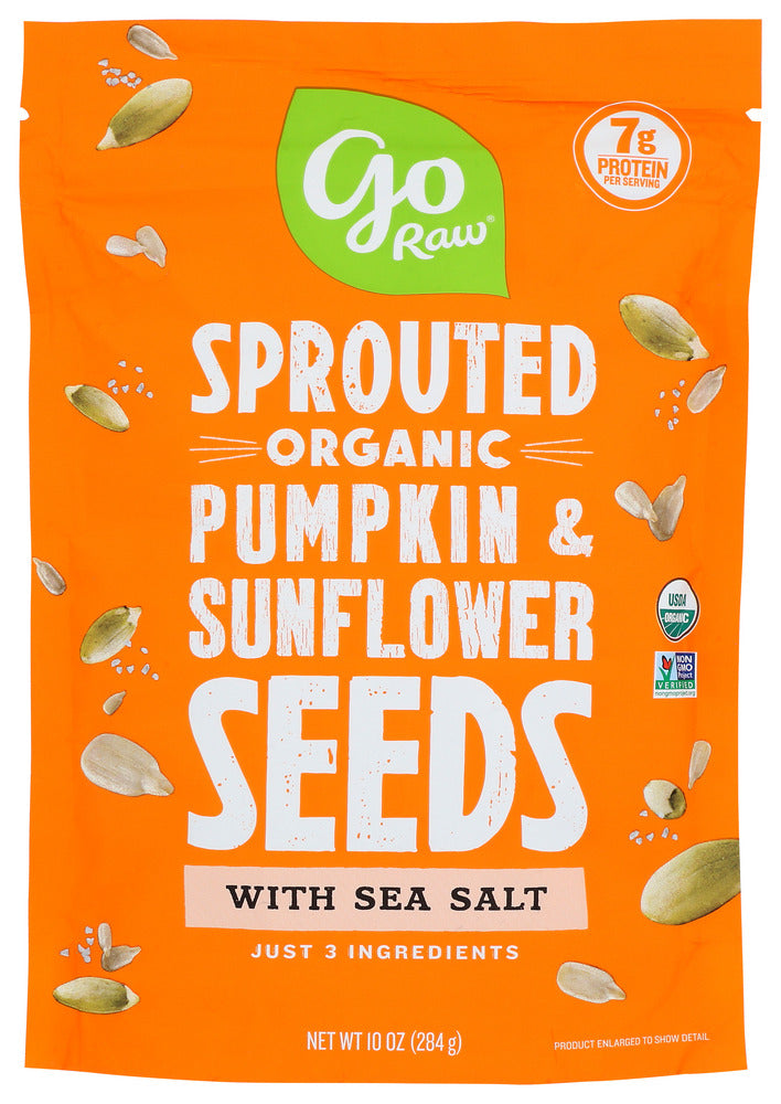 Go Raw: Sprouted Sunflower Pumpkin S Org, 10 Oz