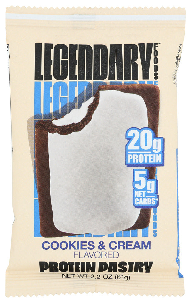 Legendary Foods: Cookies And Cream Tasty Pastry, 2.2 Oz