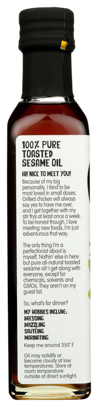 Oi: Toasted Sesame Oil, 8.4 Oz