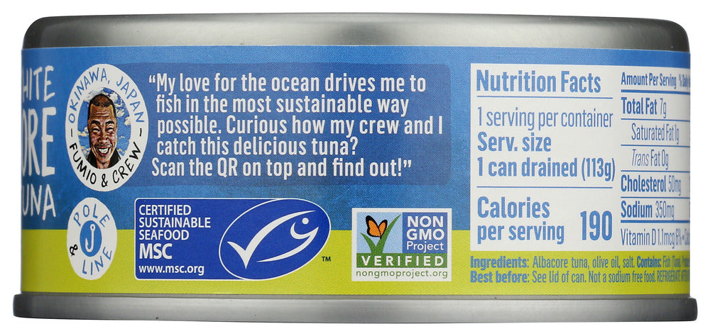 Sea Tales: Oil Olive Albacore  Tuna, 5 Oz