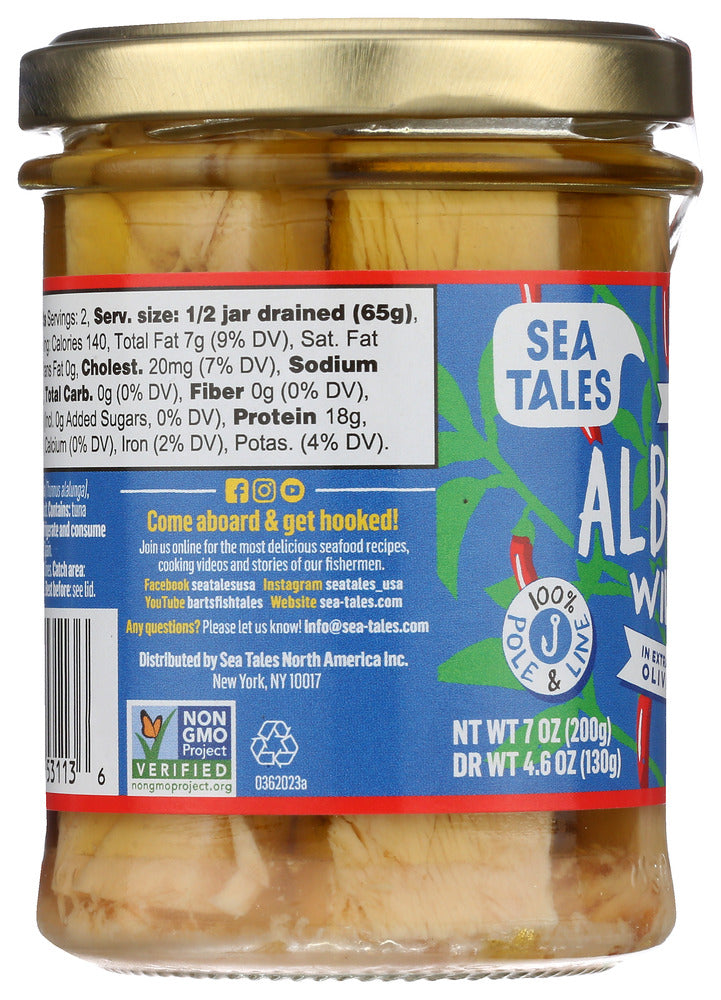 Sea Tales: Tuna Albacore Evoo Chli, 7 Oz