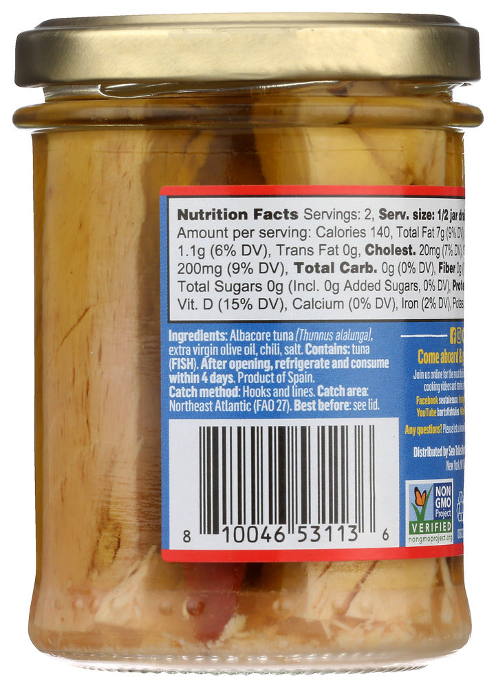 Sea Tales: Tuna Albacore Evoo Chli, 7 Oz