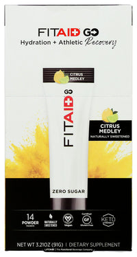 Lifeaid Beverage: Fitaid Go Citrus 14Pkt, 3.21 Oz