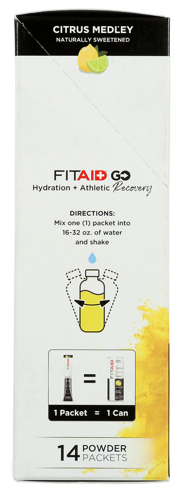 Lifeaid Beverage: Fitaid Go Citrus 14Pkt, 3.21 Oz